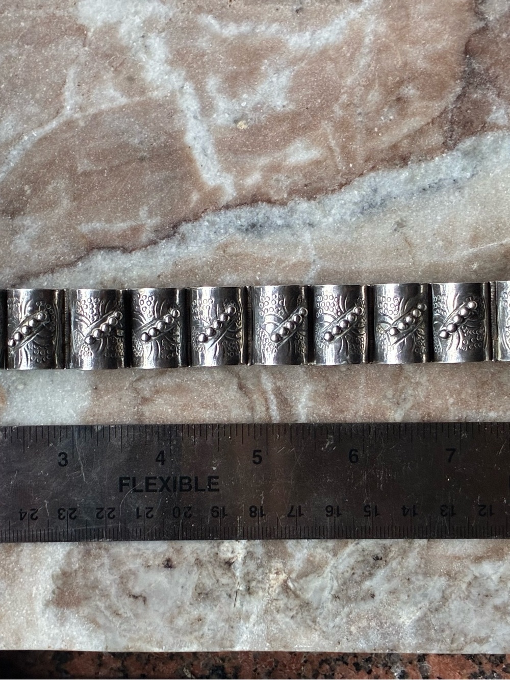 Vintage Sterling Silver Bracelet - Mexico - Picture 3 of 6